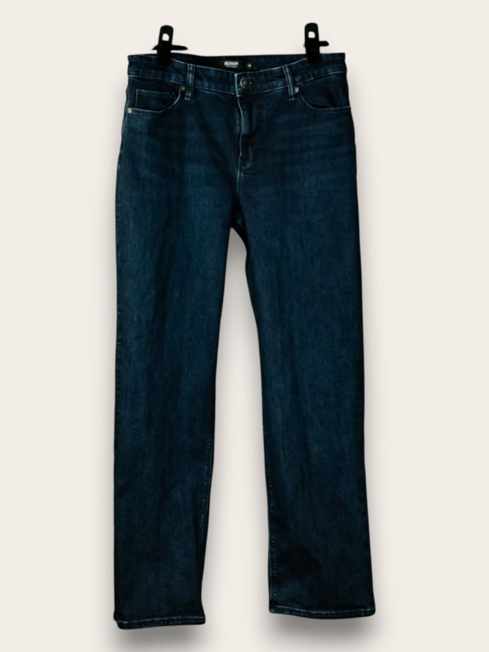 Hudson Jeans Women's Size 10 Dark Wash Straight Leg H0325-01 EUC
